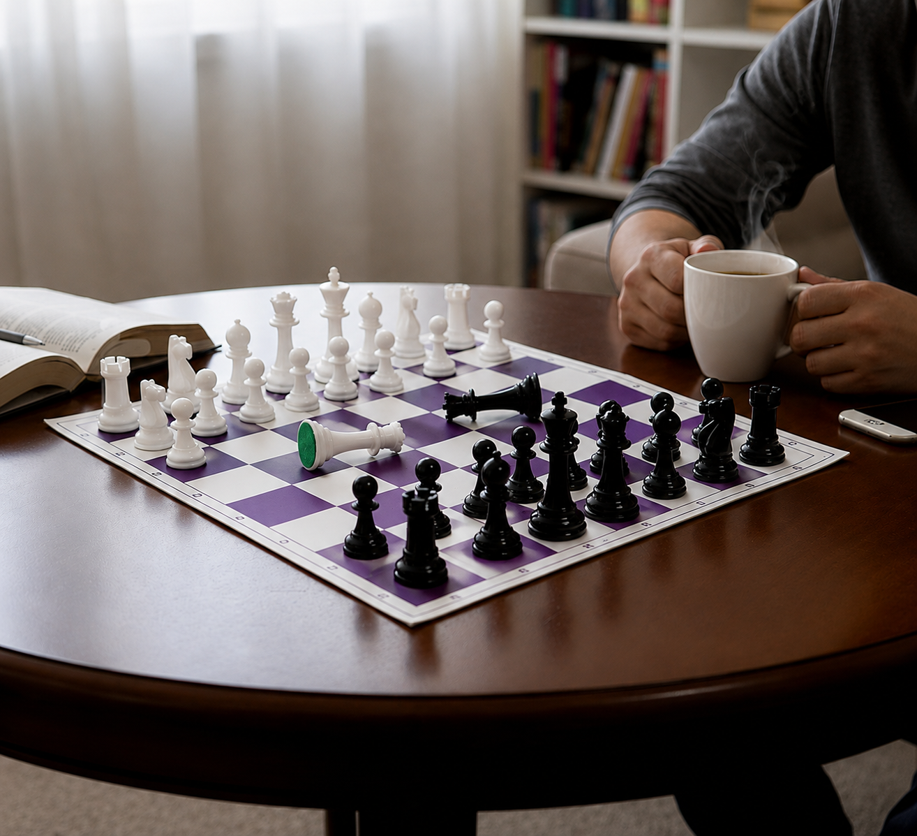 SRCA 17.5" inches foldable Chess Set - image 3