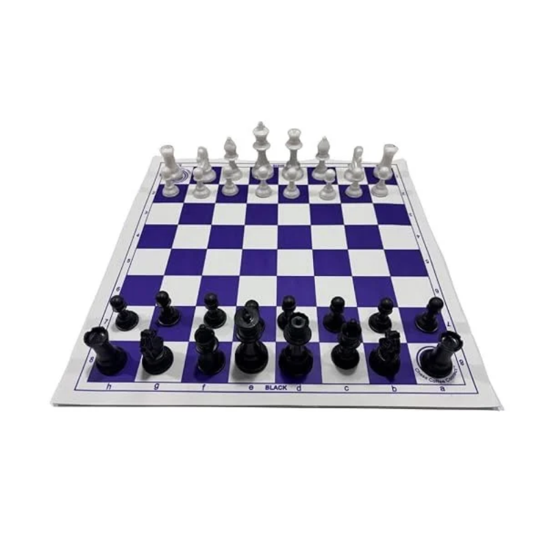 CCC 17" inches Chess Vinyl Foldable Chess Board