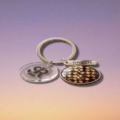 SRCA Chess Cheque Metal Customized Keychain
