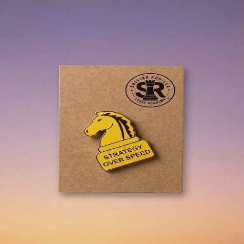 SRCA knight yellow Premium Enamel Pin