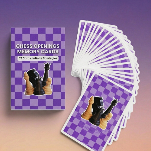 SRCA Chess Opening Memory Cards (Purple)